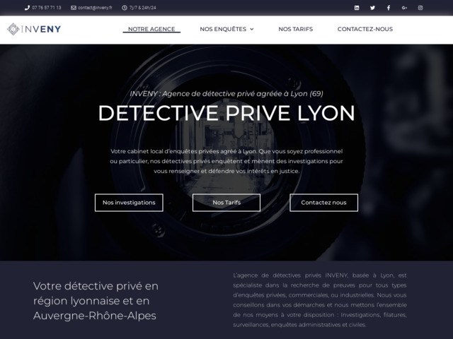 INVENY - Détective Privé Lyon (69)