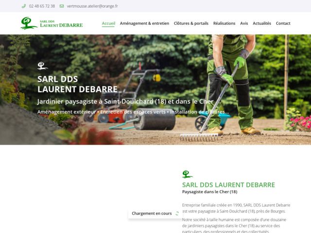 Laurent Debarre : entreprise paysagiste Saint-Doulchard (18)