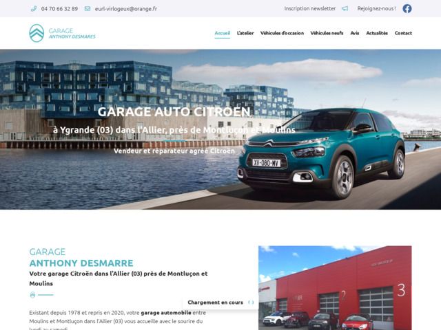 Garage Desmares : garage auto Citron Allier (03)  Ygrande
