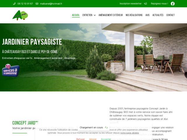 Concept Jardin : entreprise paysagiste Puy-de-Dme 63