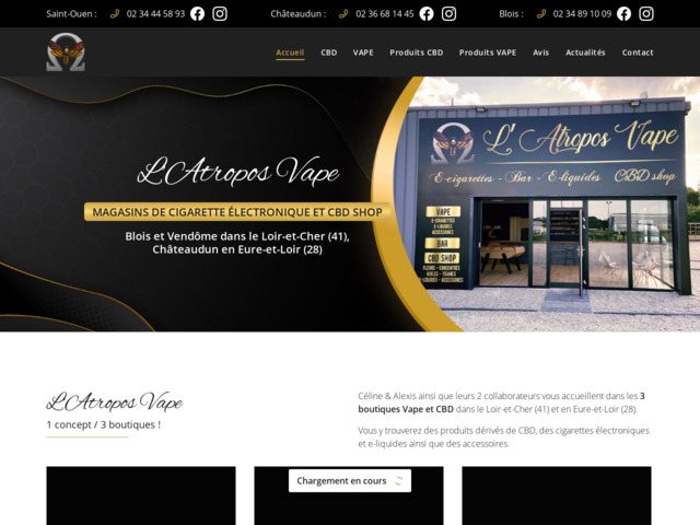 Atropos Vape : cigarette électronique et CBD shop Blois, Vendôme, Châteaudun