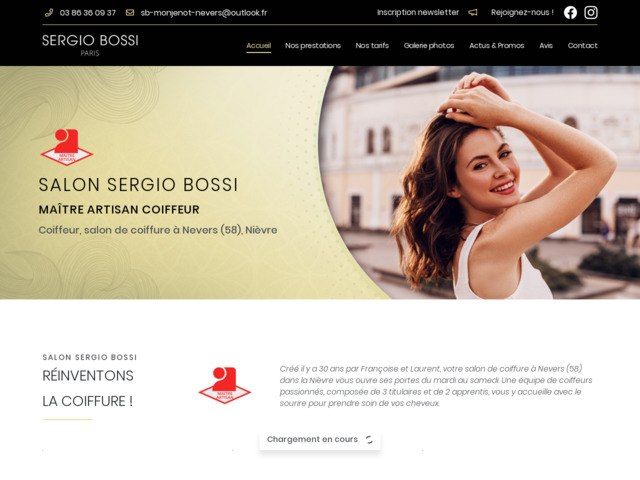 Coiffeur Sergio Bossi : salon de coiffure à Nevers (58)