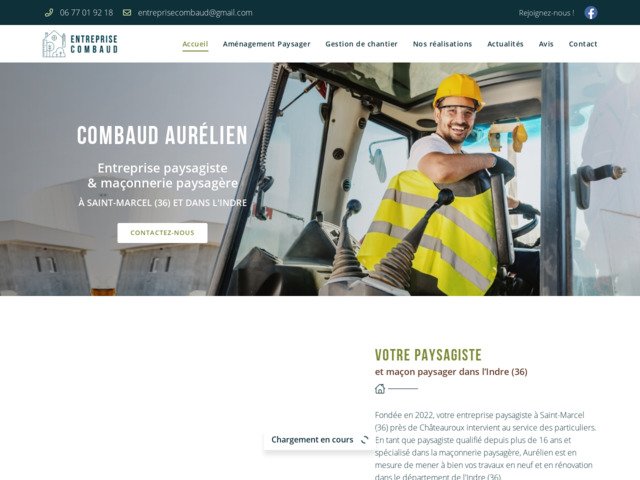 Aurélien Combaud : paysagiste Indre 36