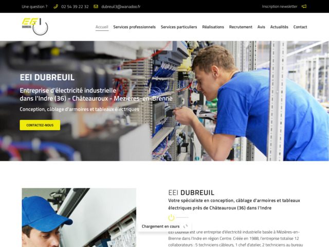 EEI Dubreuil : électricité industrielle Indre 36, Châteauroux