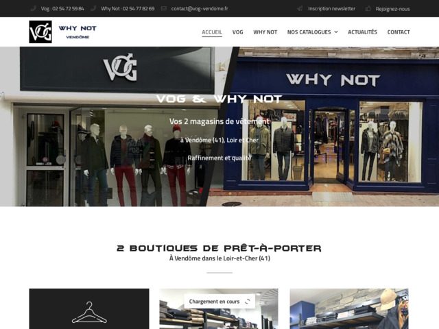 Vog et Why Not : magasins de vêtement Vendôme (41)