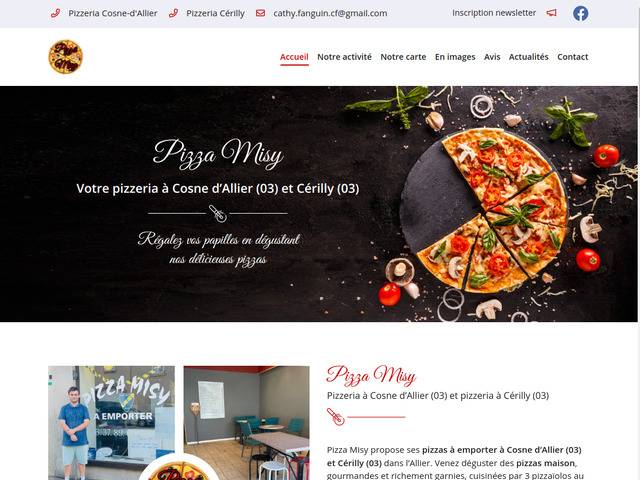 Pizza Misy à Cosne d'Allier (03) et Cérilly (03) dans l'Allier