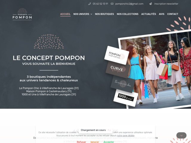 Maison Pompon : vetements femme, chaussures, mercerie
