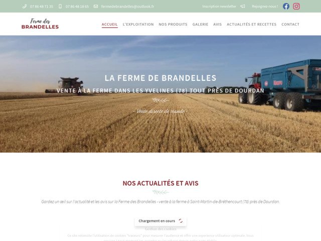 Ferme des Brandelles : Vente à la ferme dans les Yvelines (78) - Dourdan