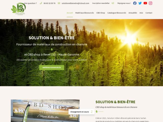 Solution & bien-être : Matériaux de construction chanvre, CBD shop Revel 31