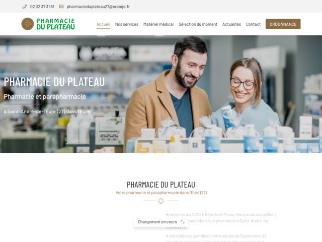 Pharmacie du Plateau à Saint-André-de-l'Eure 27