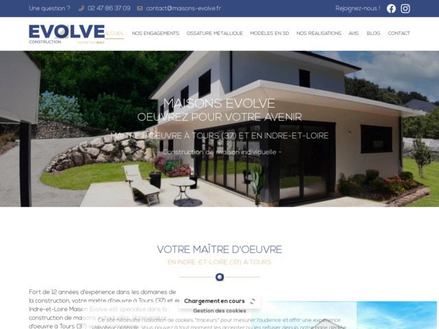 Maison Evolve, construction maison individuelle Tours 37