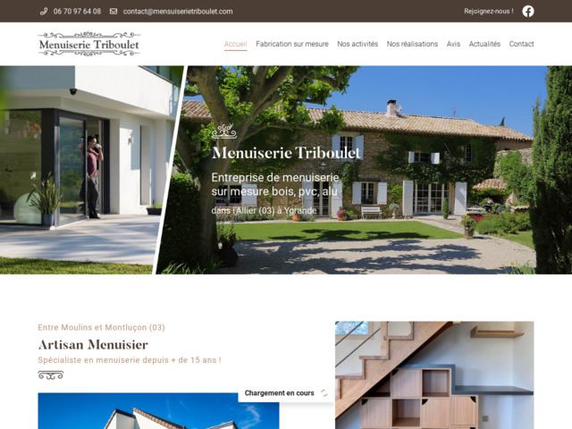Menuiserie Triboulet: fabricant menuiserie sur mesure Allier (03)
