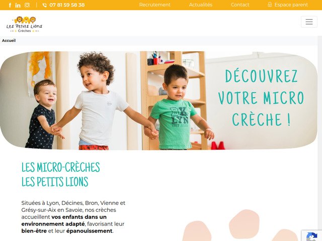 Crches les petits lions