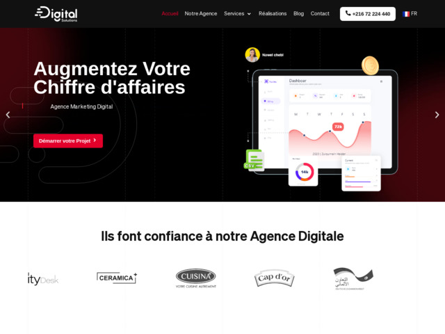 Digital solutions : agence marketing digital tunisie