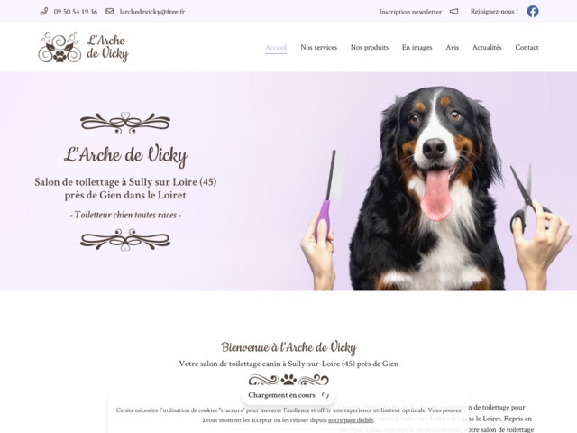L'Arche de Vicky : toiletteur chien à Sully sur Loire 45 dans le Loiret