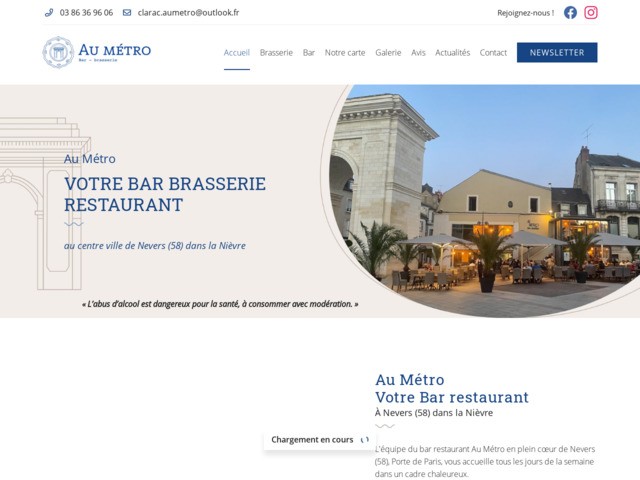Au Métro: brasserie, bar, restaurant bistronomique Nevers 58