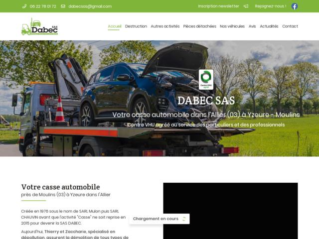 Dabec SAS: centre VHU, épaviste Allier 03 à Yzeure, Moulins