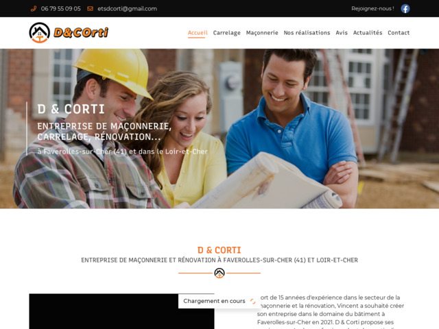 D&corti: maçonnerie, carrelage, rénovation loir-et-cher 41