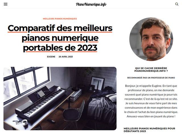 Tout sur le piano numérique et la pratique du piano - pianonumerique.info