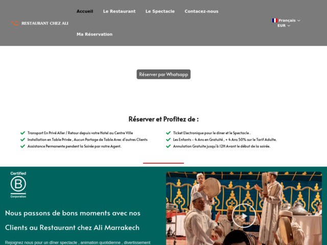 Restaurant chez ali marrakech