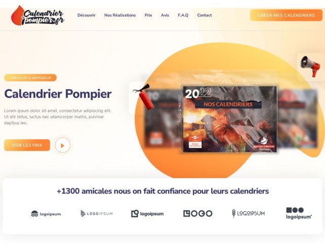 Calendrier pompier