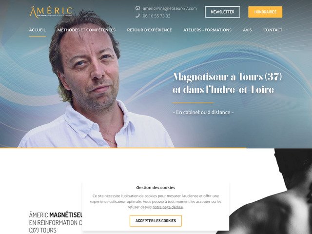 Améric: magnétiseur à Tours 37 et dans l'Indre et Loire