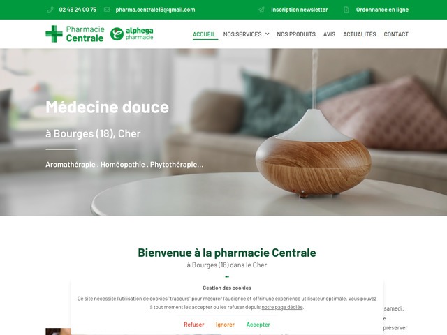Pharmacie Centrale : Pharmacie parapharmacie Bourges 18
