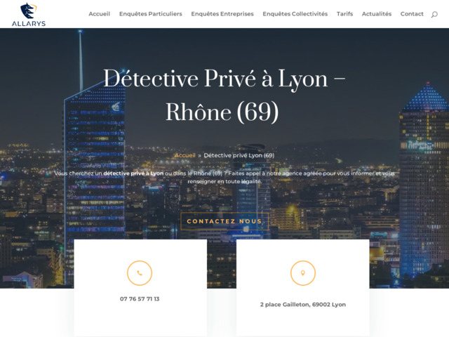Agence Allarys - Dtective priv Lyon