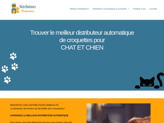 Distributeurs automatique pour chat et chien