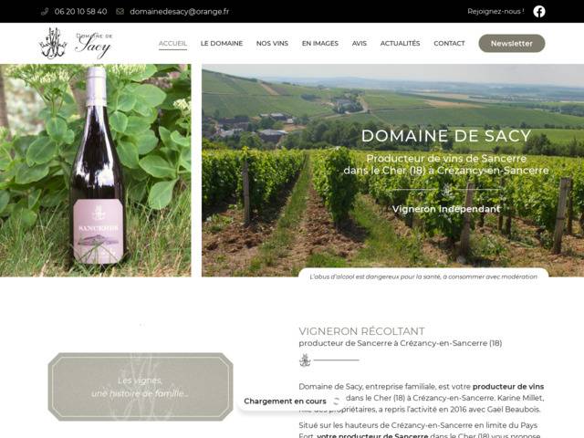 Domaine de Sacy, producteur, cave Sancerre
