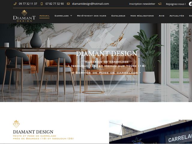 Diamant Design, magasin de carrelage  Issoudun (36) et Mehun-sur-Yvre 18