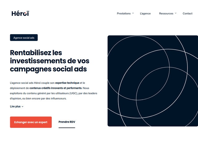 Hro, l'agence social ads performante & social proof
