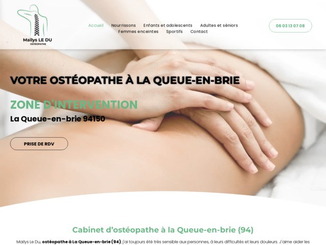 Ostopathe pour adultes  La Queue-en-Brie