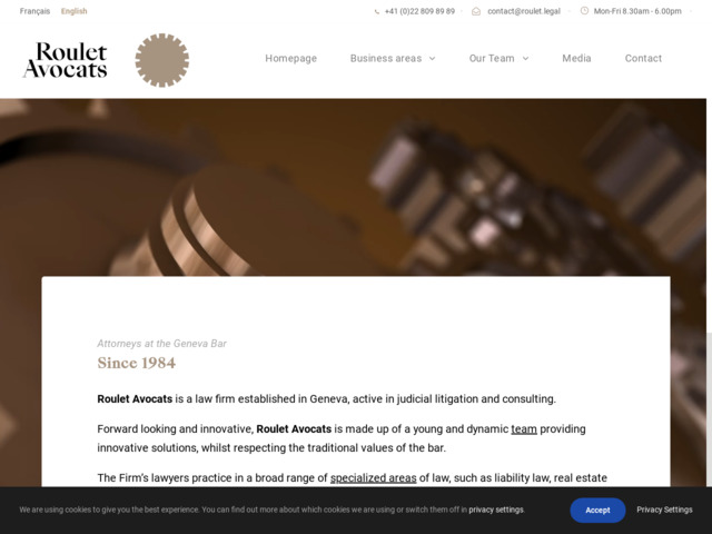 Roulet avocats - cabinet de contentieux et conseil a Geneve