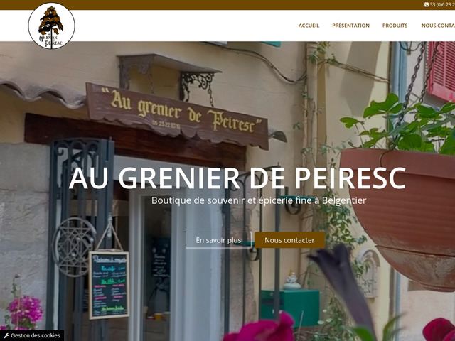 Boutique de souvenir belgentier