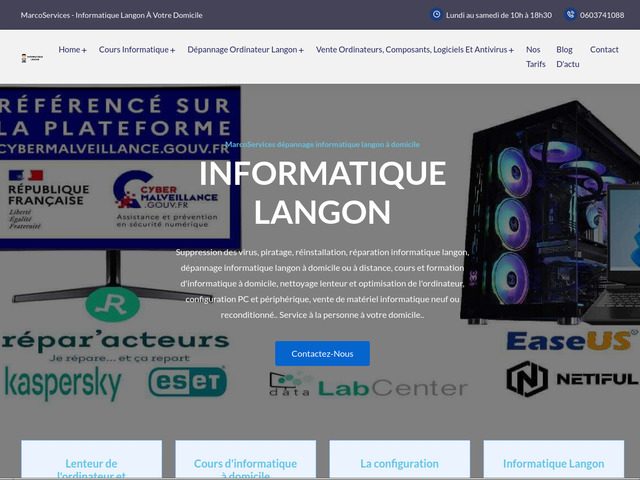 Marcoservices dépannage informatique langon