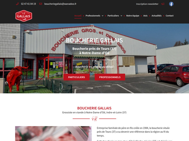 Boucherie Gallais : boucherie charcuterie, gros et détail à Tours 37