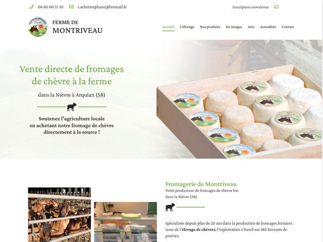 Fromagerie de Montriveau : fromage fermier vente directe dans la Nièvre 58