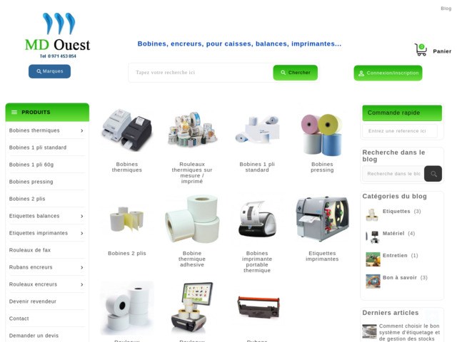 MD Ouest consommables