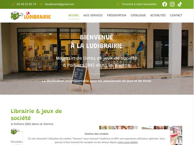 La Ludibrairie, votre magasin de livres et jeux de société Poitiers (86)