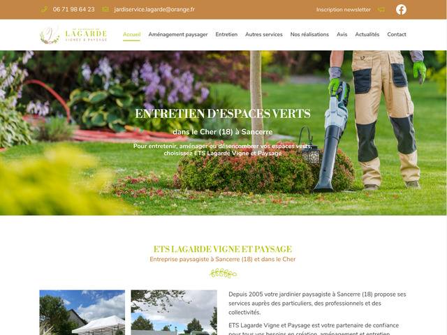 Ets Lagarde, votre entreprise paysagiste à Sancerre et Cher (18)