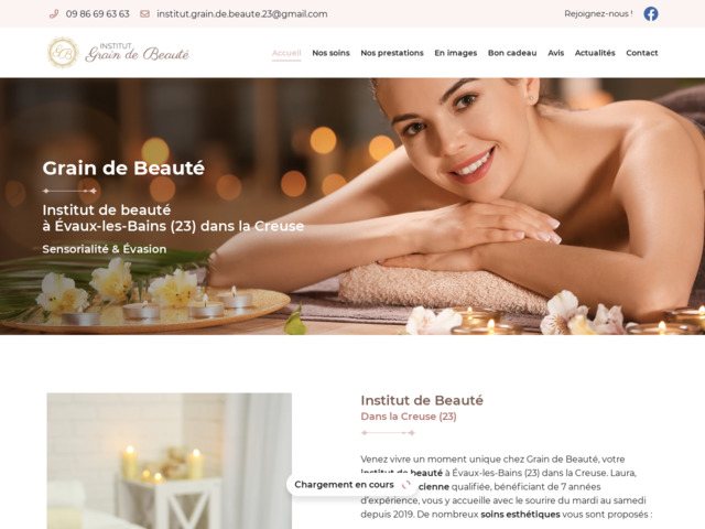 Grain de Beauté : Soins visage, corps, hydraspa... Evaux-les-Bains 23