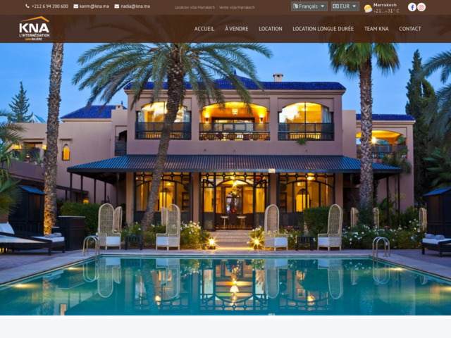 Agence kna : votre partenaire pour l'achat de villa à marrakech