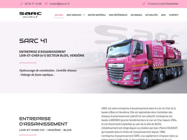 SARC, votre entreprise d'assainissement du Loir-et-Cher (41)
