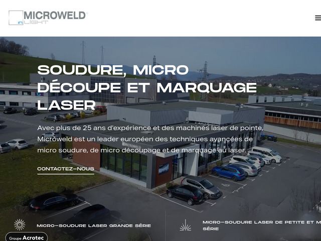 Expert en soudure, marquage laser et micro découpe