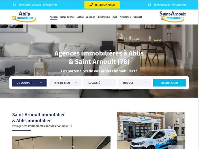 Agences immobilires Saint-Arnoult (78), Ablis (78)