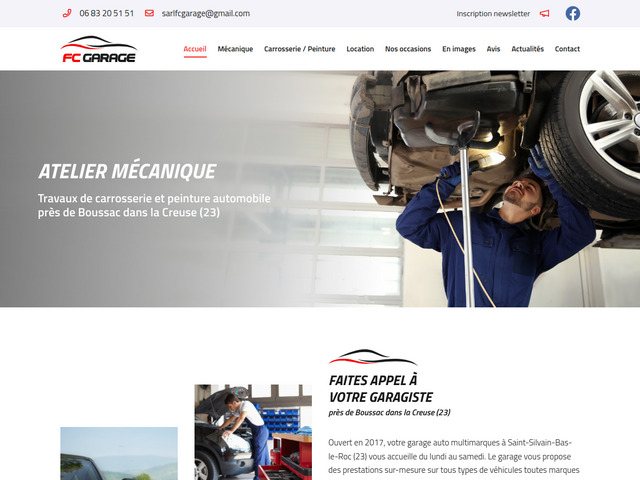 FC Garage, votre garage auto à Saint-Silvain-Bas-le-Roc (23)