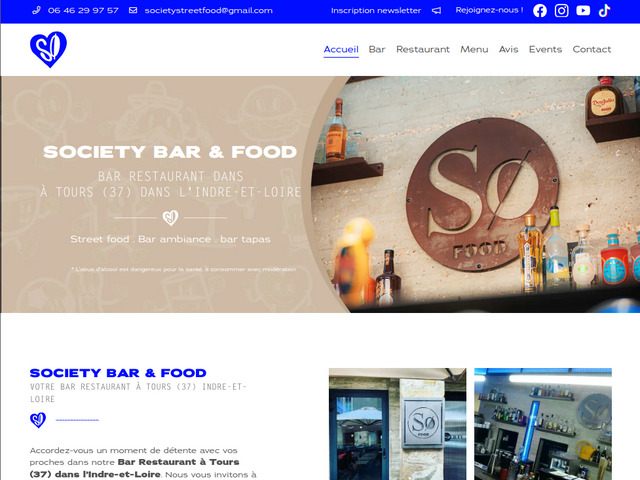Society Food | Bar ambiance, bar restaurant à Tours (37)