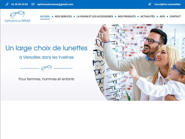 Opticiens Le Menes : Lunettes, optique à Versailles (78)