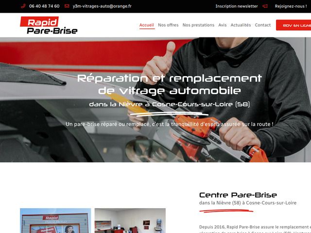 Rapid Pare-Brise : Réparation et remplacement pare-brise à Cosne-sur-Loire